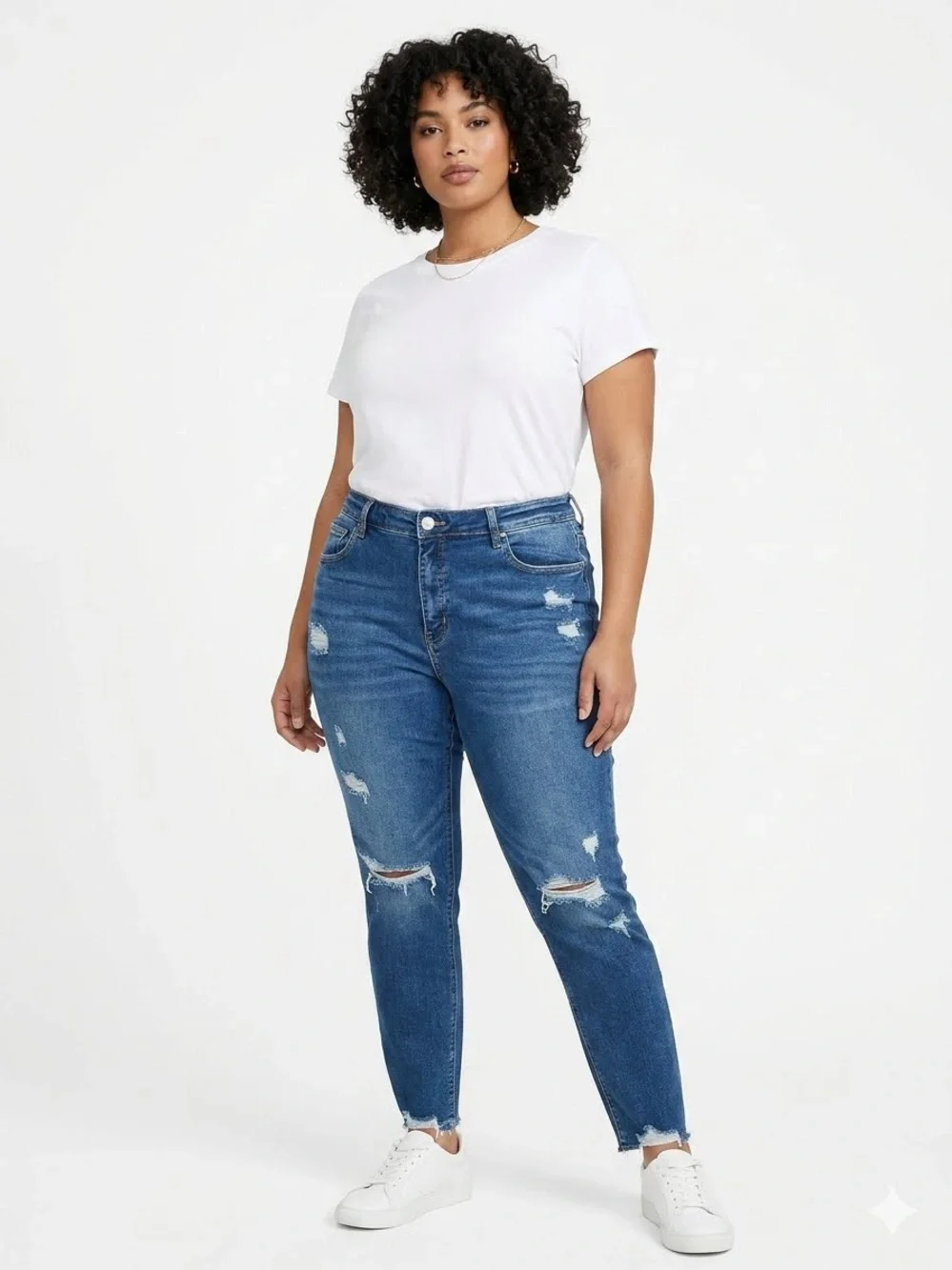 Vervet Distressed Skinny Jeans